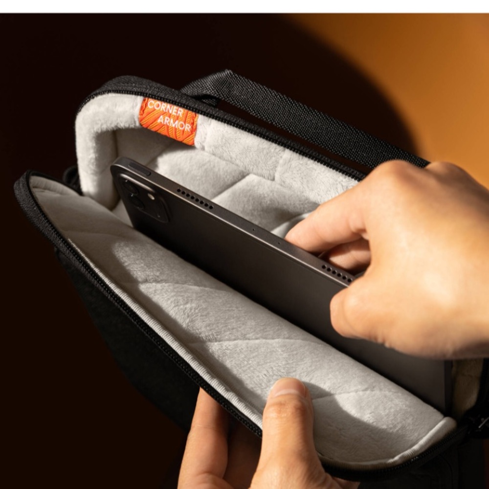 NWT • tomtoc • DefenderACE-B03 Tablet Shoulder Bag • Black • 12.9in iPad Pro - Picture 12 of 13